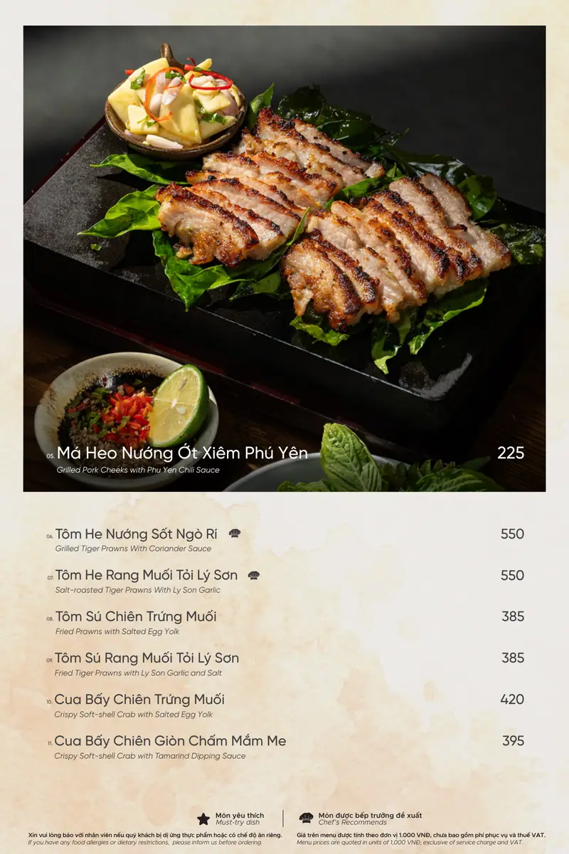 Thực đơn Cầu Gỗ — trang 25