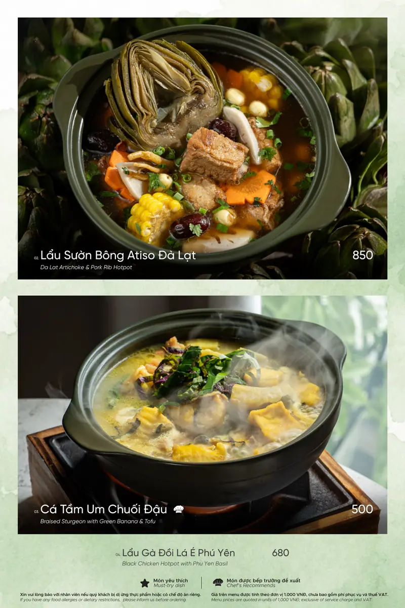Thực đơn Cầu Gỗ — trang 34